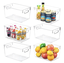 YIHONG Clear Pantry Storage Organizer Bins